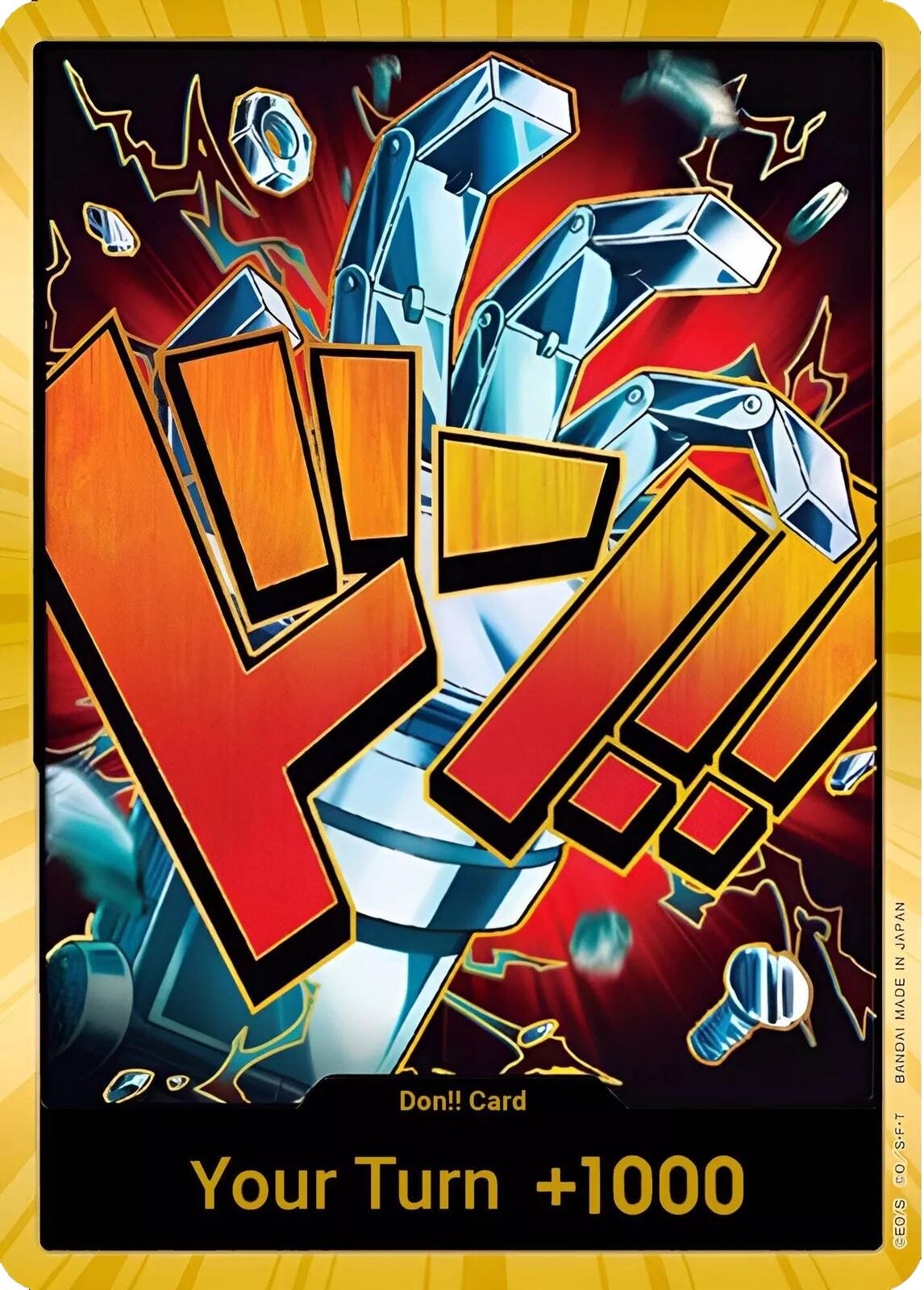 DON!! Card (Eustass "Captain" Kid) (Gold) [Premium Booster -The Best-] | Good Games Morley