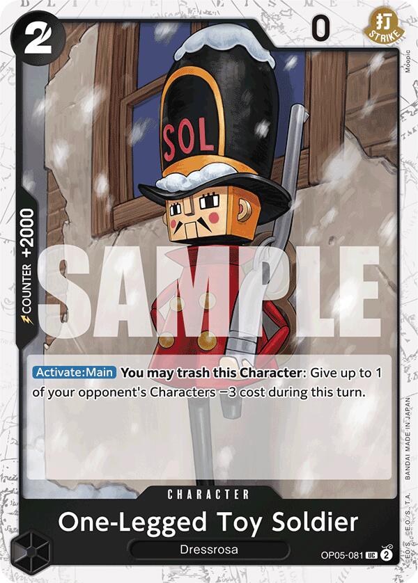 One-Legged Toy Soldier (Jolly Roger Foil) [Premium Booster -The Best-] | Good Games Morley
