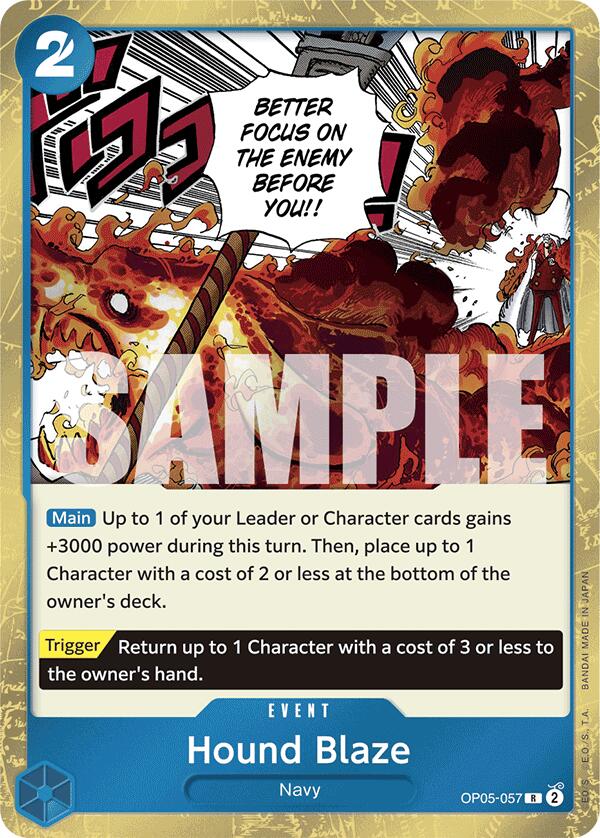 Hound Blaze (Jolly Roger Foil) [Premium Booster -The Best-] | Good Games Morley