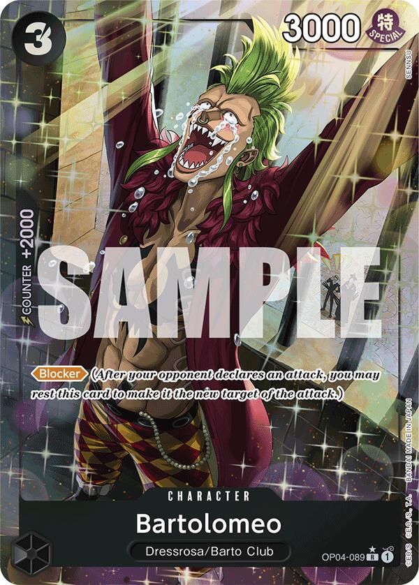 Bartolomeo (OP04-089) (Alternate Art) [Premium Booster -The Best-] | Good Games Morley
