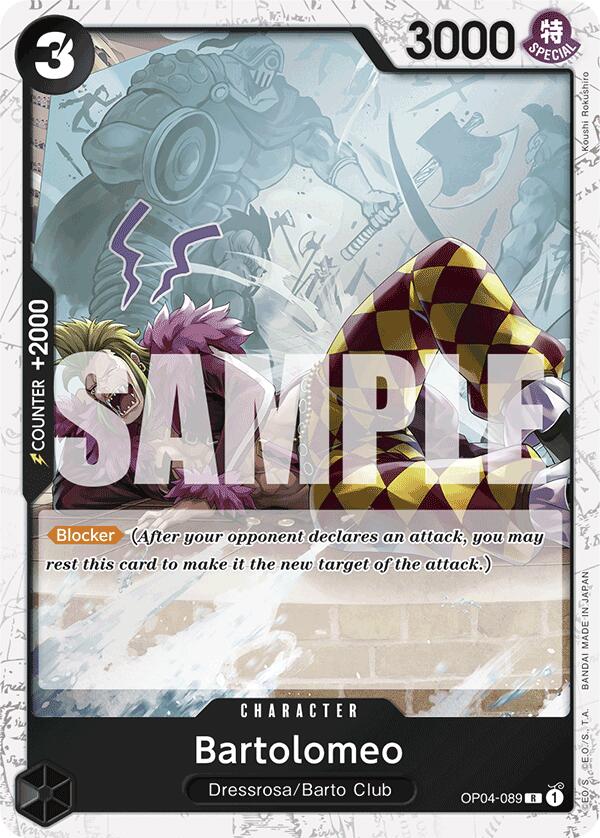 Bartolomeo (OP04-089) (Jolly Roger Foil) [Premium Booster -The Best-] | Good Games Morley