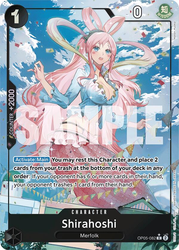 Shirahoshi (OP05-082) (Full Art) [Premium Booster -The Best-] | Good Games Morley