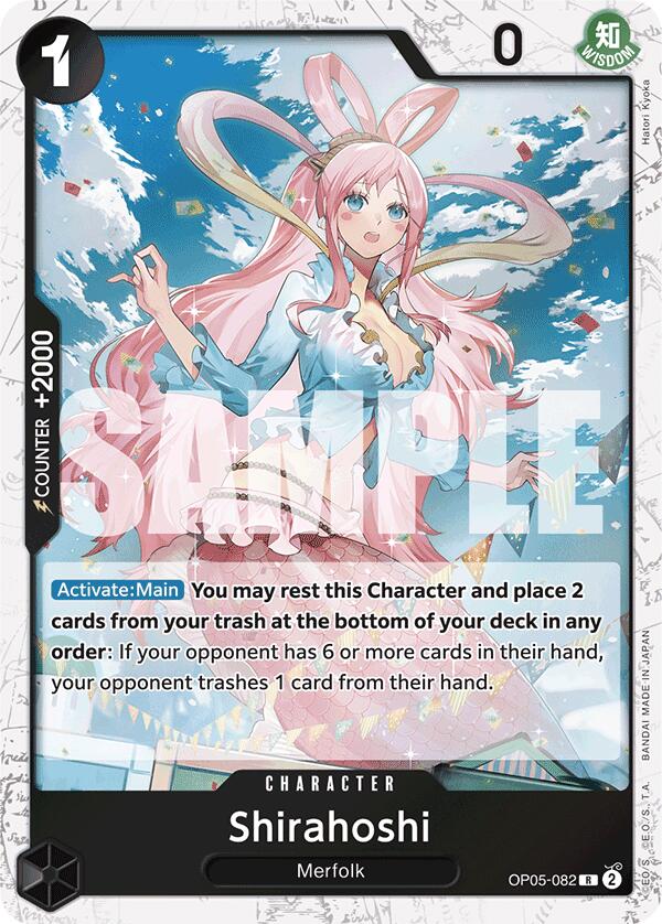 Shirahoshi (OP05-082) (Jolly Roger Foil) [Premium Booster -The Best-] | Good Games Morley