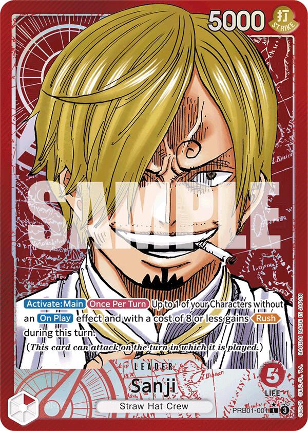 Sanji (PRB01-001) (Alternate Art) [Premium Booster -The Best-] | Good Games Morley