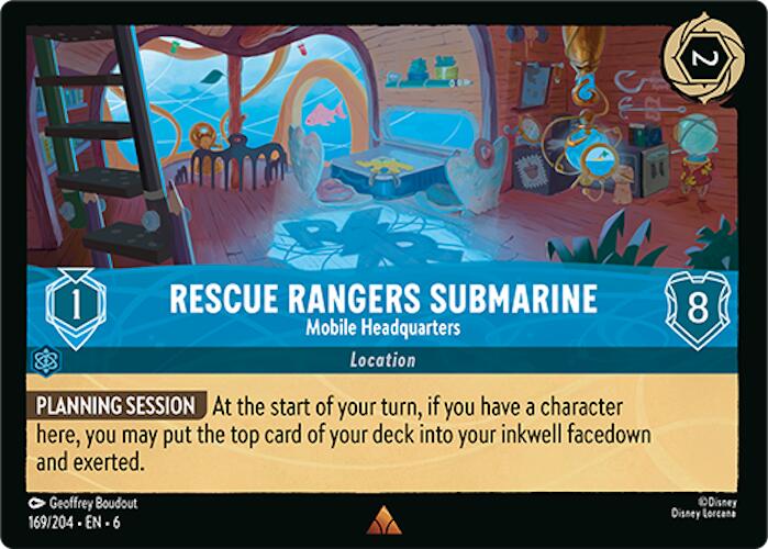 Rescue Rangers Submarine - Mobile Headquarters (169/204) [Azurite Sea] | Good Games Morley