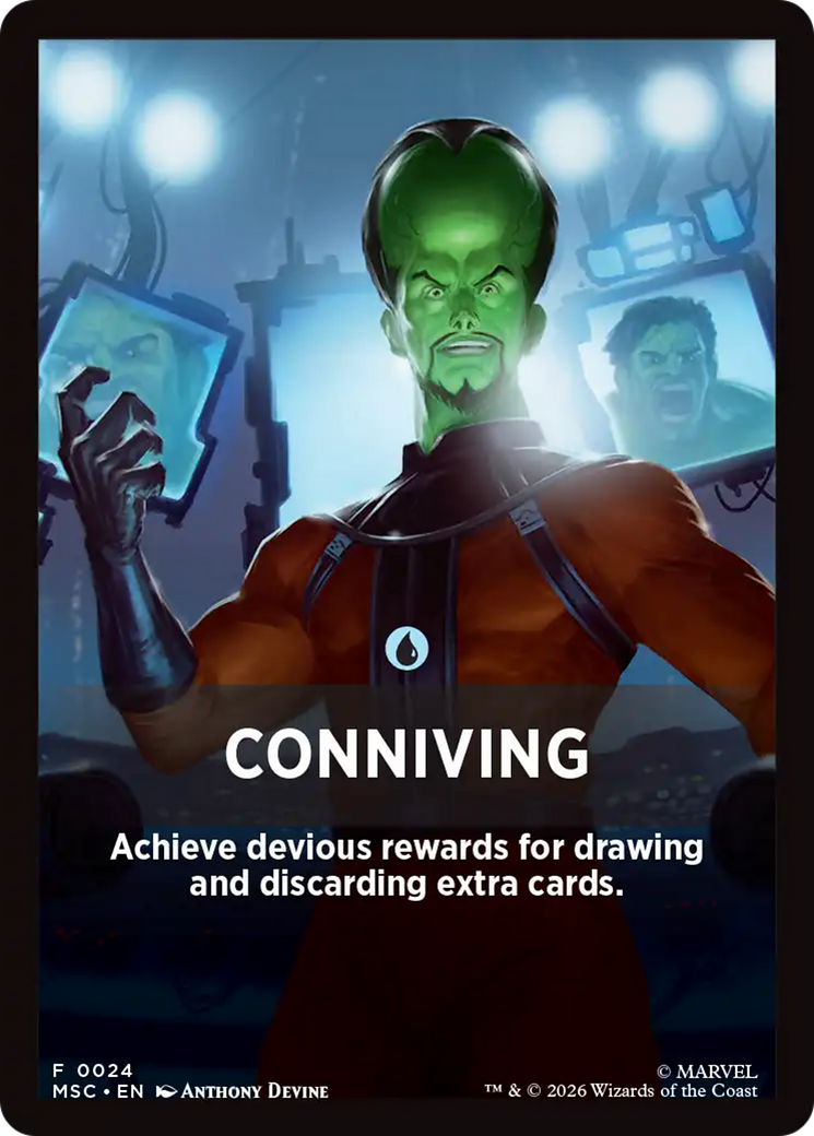 Conniving Theme Card [Marvel Super Heroes Commander] | Good Games Morley