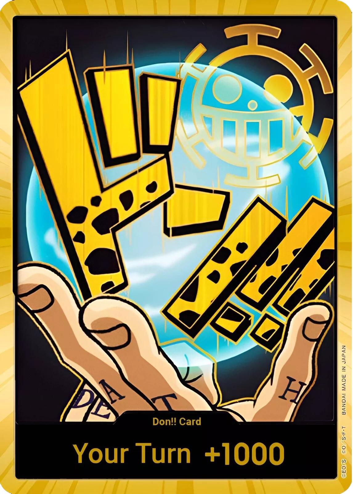 DON!! Card (Trafalgar Law) (Gold) [Premium Booster -The Best-] | Good Games Morley