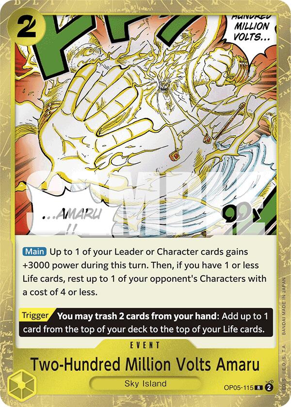 Two-Hundred Million Volts Amaru (Jolly Roger Foil) [Premium Booster -The Best-] | Good Games Morley