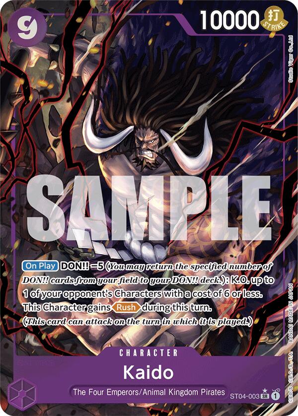 Kaido (ST04-003) (Alternate Art) [Premium Booster -The Best-] | Good Games Morley