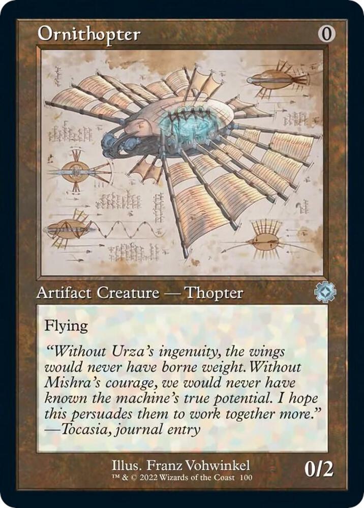 Ornithopter Schematic 100/63 (The Brothers' War: Retro Frame Artifacts)  | Good Games Morley