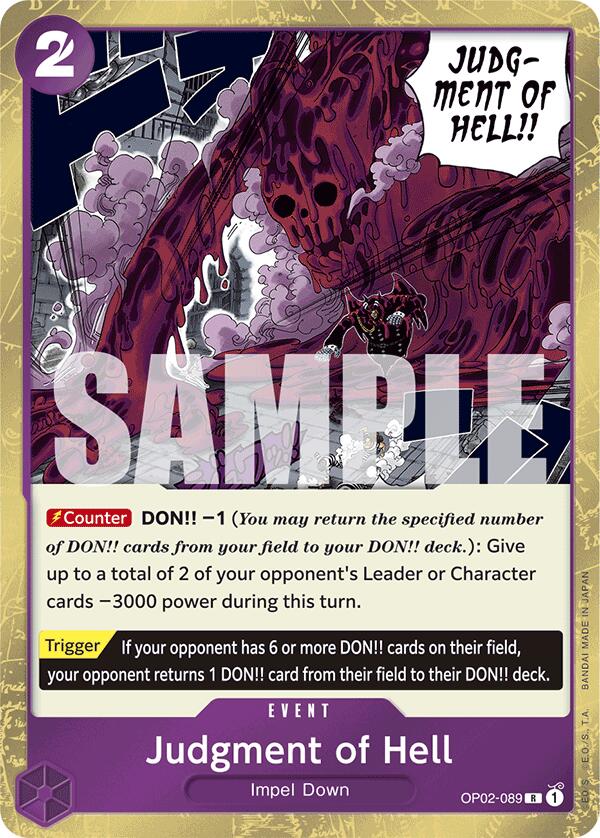 Judgment of Hell (Jolly Roger Foil) [Premium Booster -The Best-] | Good Games Morley