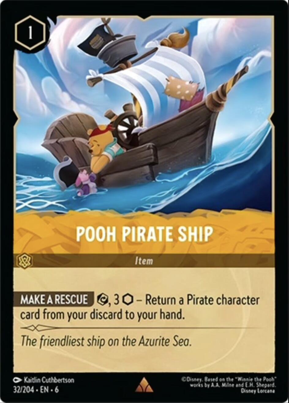 Pooh Pirate Ship (32/204) [Azurite Sea] | Good Games Morley