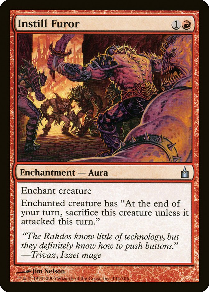 Instill Furor 134/306 (Ravnica: City of Guilds)  - Foil | Good Games Morley