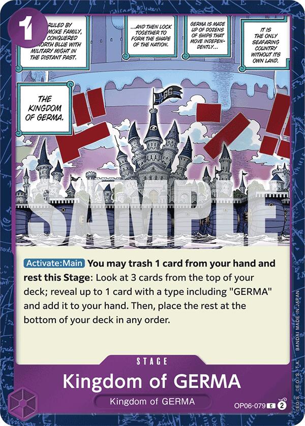Kingdom of GERMA (Jolly Roger Foil) [Premium Booster -The Best-] | Good Games Morley