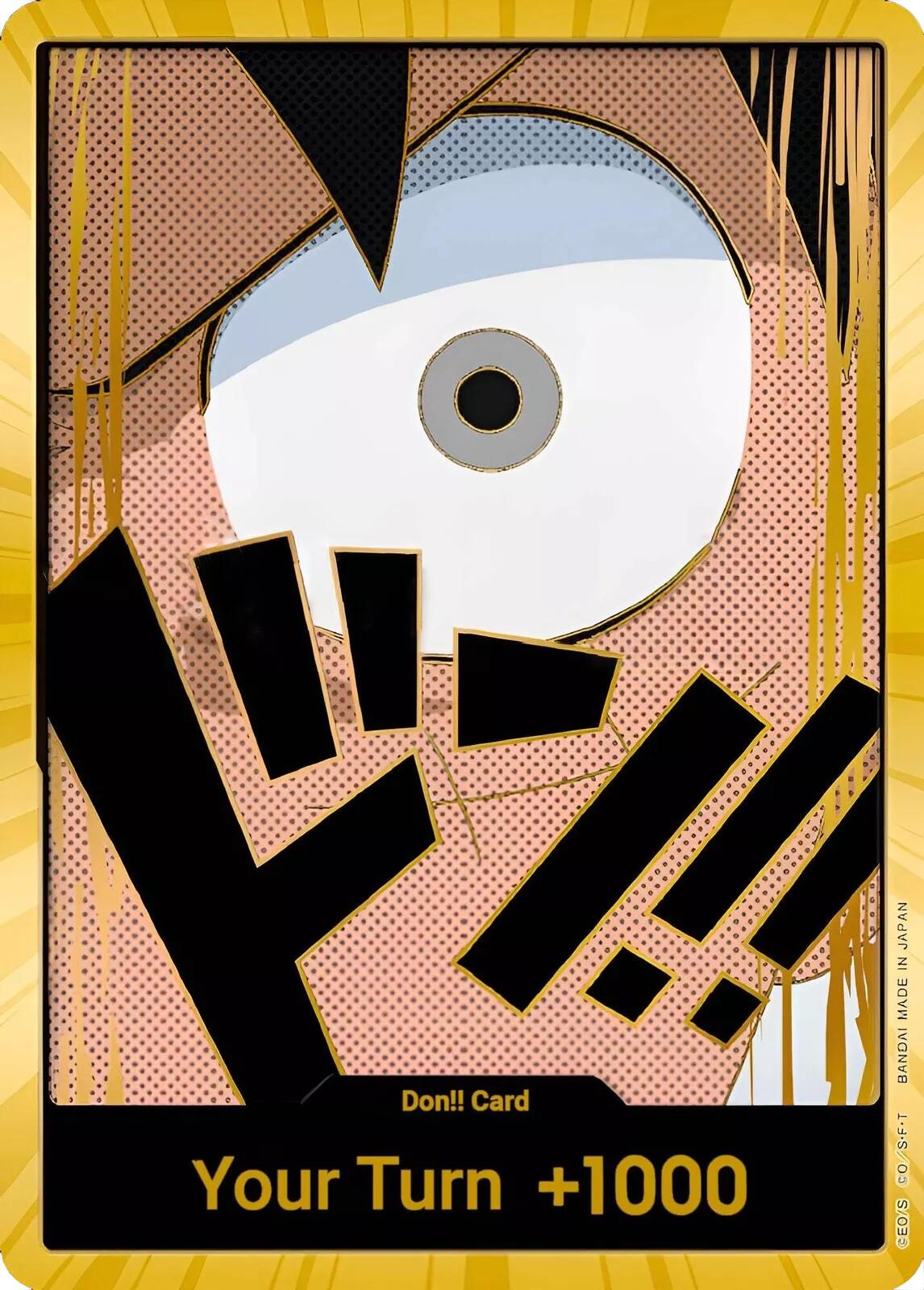 DON!! Card (Luffy) (Gold) [Premium Booster -The Best-] | Good Games Morley
