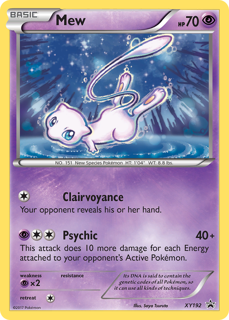 Mew (XY192) [XY: Black Star Promos] | Good Games Morley