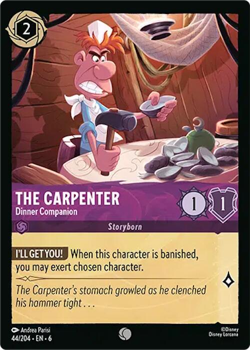 The Carpenter - Dinner Companion (44/204) [Azurite Sea] | Good Games Morley