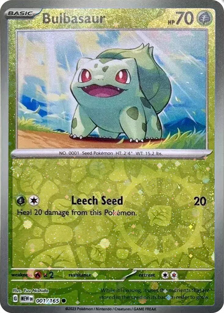 Bulbasaur (001/165) (Cosmos Holo) (Costco Exclusive) [Miscellaneous Cards] | Good Games Morley