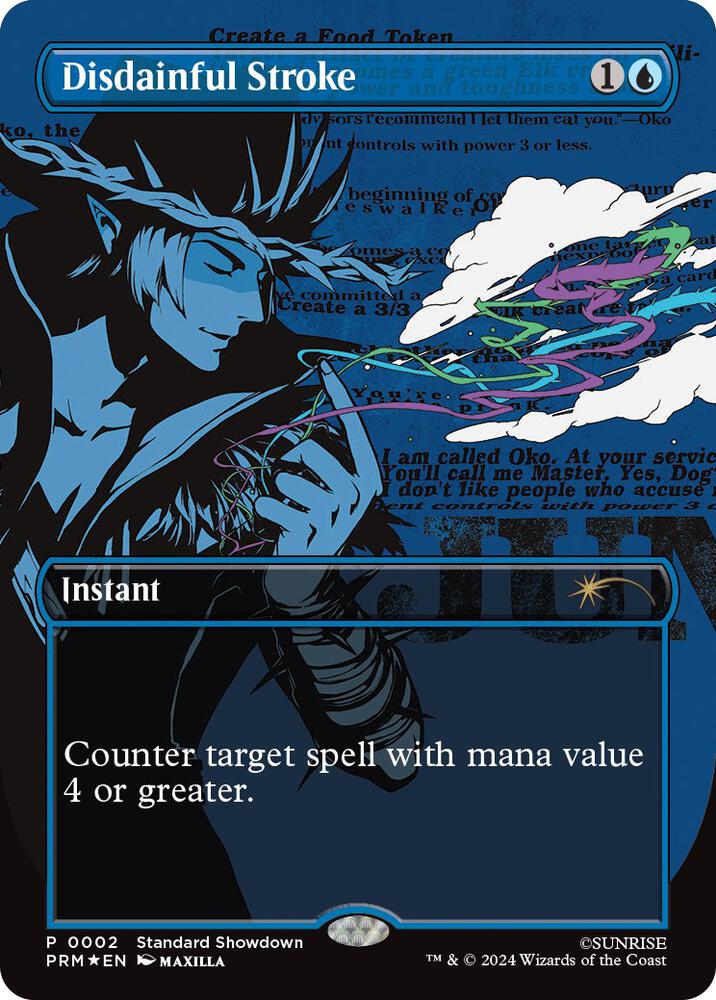 Disdainful Stroke 2 (Standard Showdown Promos)  - Borderless Foil | Good Games Morley