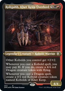 Rohgahh Kher Keep Overlord Foil Etched 63 (Commander: Dominaria United)  - Foil | Good Games Morley