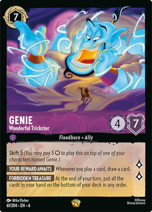 Genie - Wonderful Trickster (61/204) [Azurite Sea] | Good Games Morley