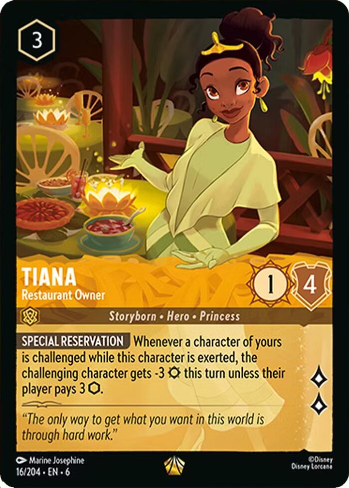 Tiana - Restaurant Owner (16/204) [Azurite Sea] | Good Games Morley