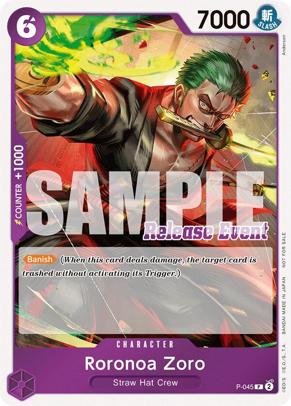 Roronoa Zoro (ST15 - ST20 Release Event Winner Pack) [One Piece Promotion Cards] | Good Games Morley