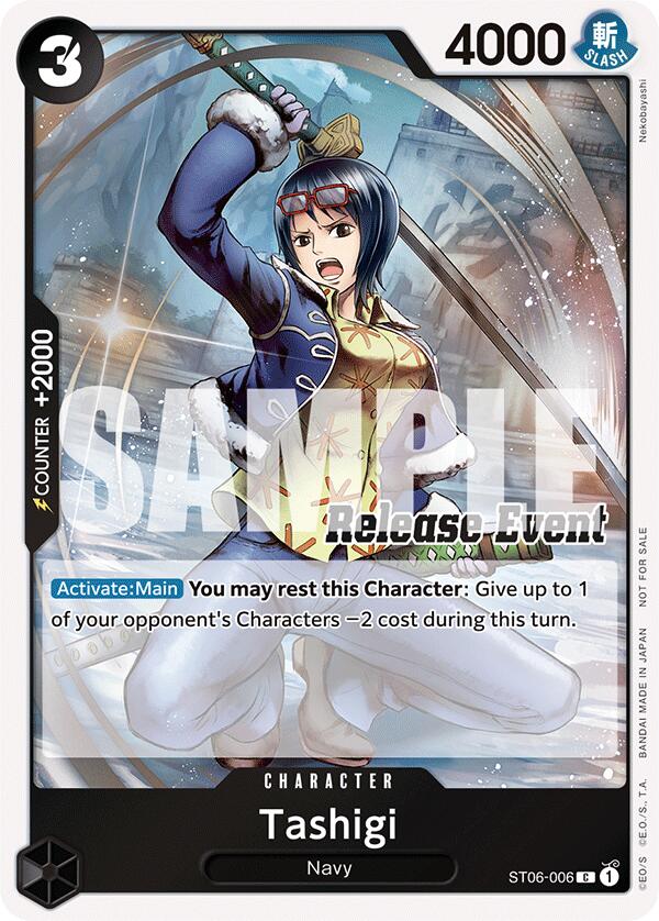 Tashigi (ST15 - ST20 Release Event Winner Pack) [One Piece Promotion Cards] | Good Games Morley