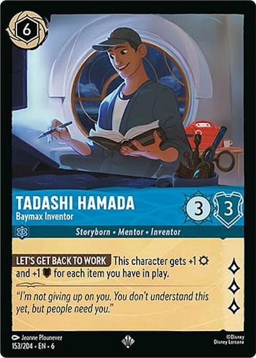 Tadashi Hamada - Baymax Inventor (153/204) [Azurite Sea] | Good Games Morley