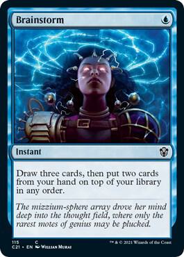 Brainstorm 115/81 (Commander 2021)  | Good Games Morley