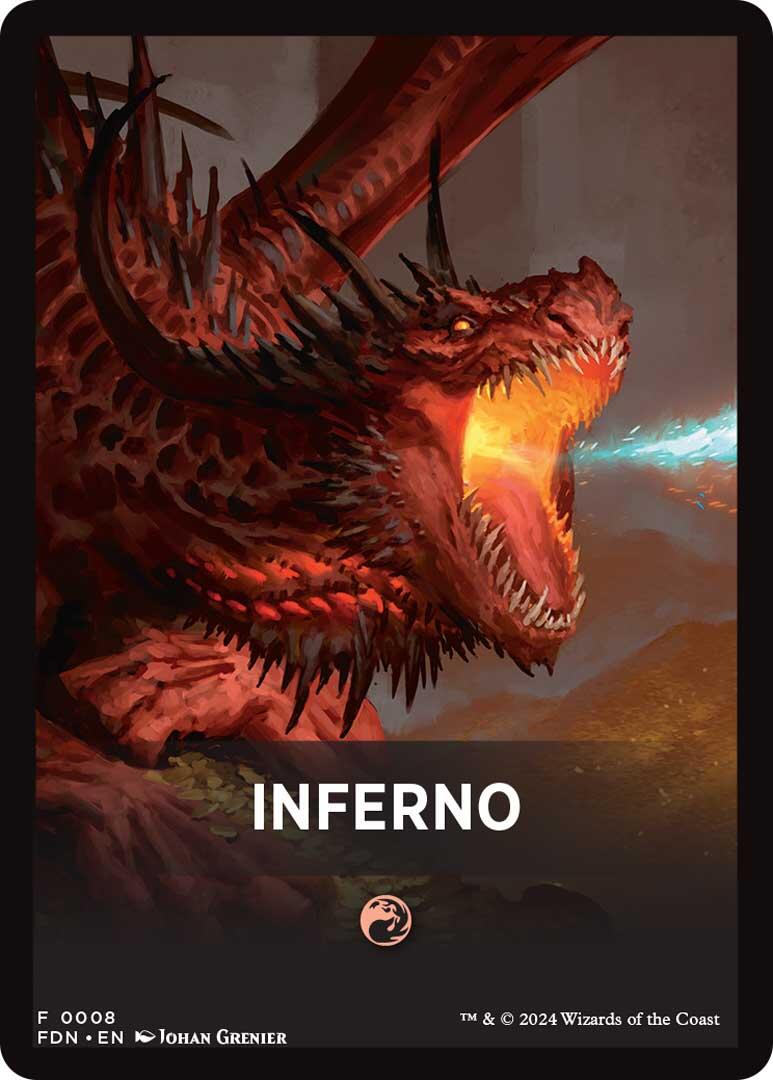 Inferno Theme Card [Foundations Tokens] | Good Games Morley