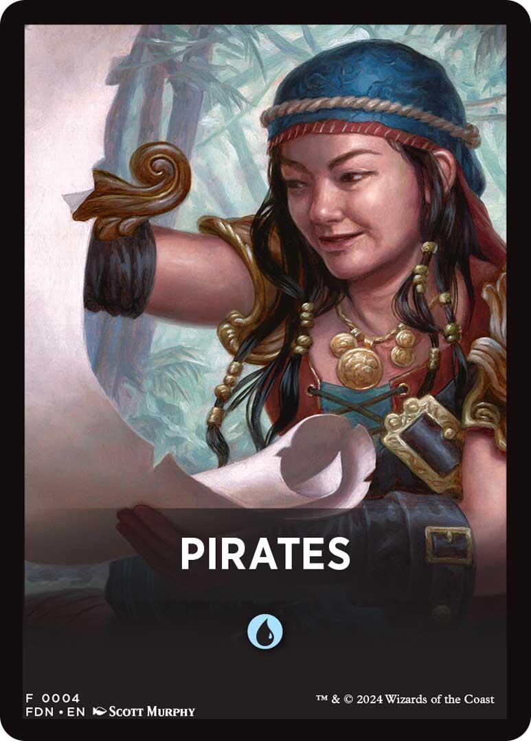 Pirates Theme Card [Foundations Tokens] | Good Games Morley