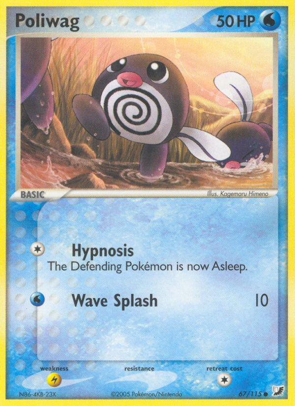Poliwag (67/115) [EX: Unseen Forces] | Good Games Morley