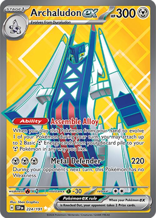 Archaludon ex (224/191) [Scarlet & Violet: Surging Sparks] | Good Games Morley