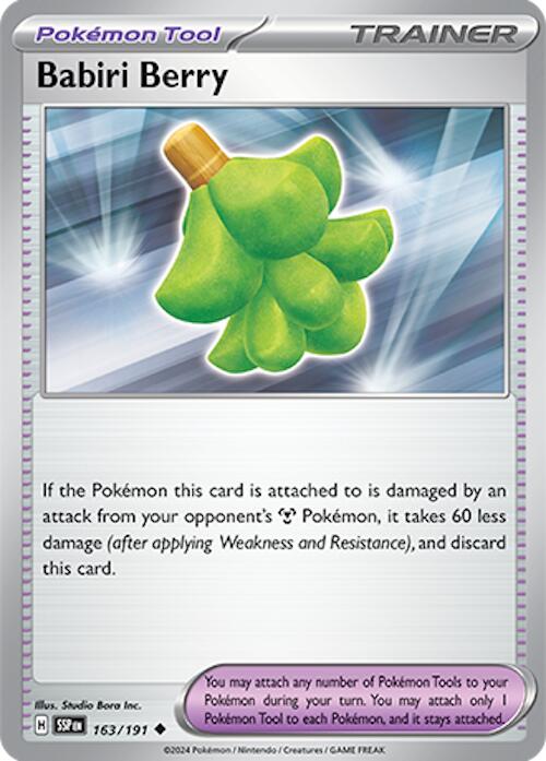 Babiri Berry (163/191) [Scarlet & Violet: Surging Sparks] | Good Games Morley