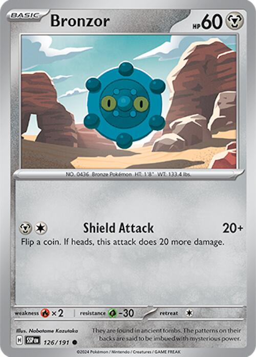 Bronzor (126/191) [Scarlet & Violet: Surging Sparks] | Good Games Morley