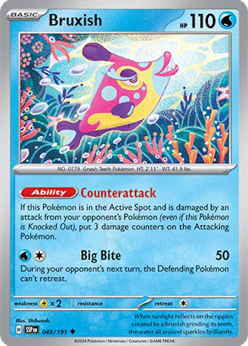 Bruxish (049/191) [Scarlet & Violet: Surging Sparks] | Good Games Morley