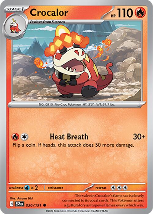 Crocalor (030/191) [Scarlet & Violet: Surging Sparks] | Good Games Morley