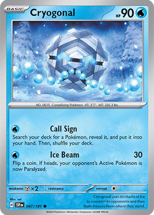 Cryogonal (047/191) [Scarlet & Violet: Surging Sparks] | Good Games Morley