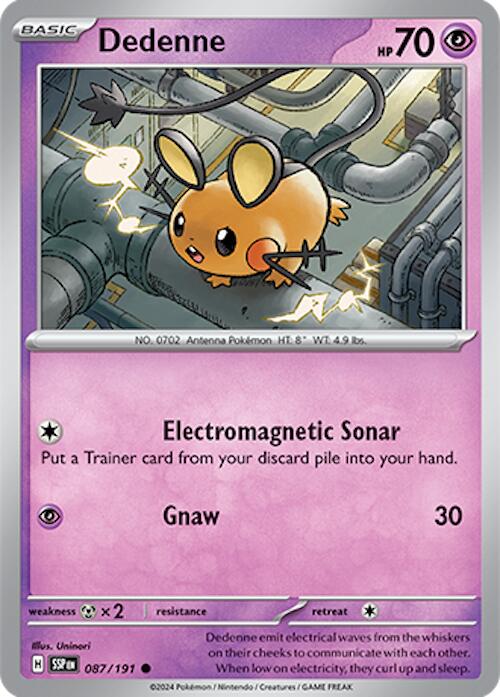 Dedenne (087/191) [Scarlet & Violet: Surging Sparks] | Good Games Morley