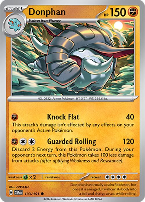 Donphan (103/191) [Scarlet & Violet: Surging Sparks] | Good Games Morley