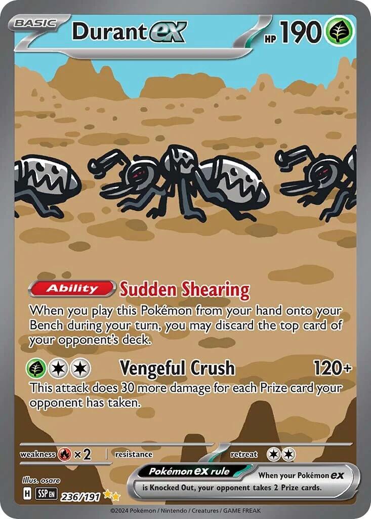 Durant ex (236/191) [Scarlet & Violet: Surging Sparks] | Good Games Morley