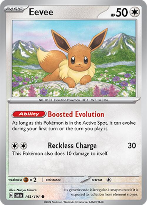 Eevee (143/191) [Scarlet & Violet: Surging Sparks] | Good Games Morley