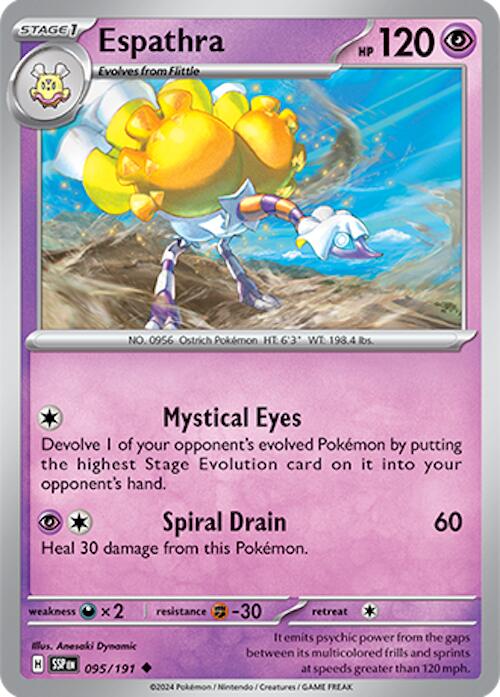 Espathra (095/191) [Scarlet & Violet: Surging Sparks] | Good Games Morley