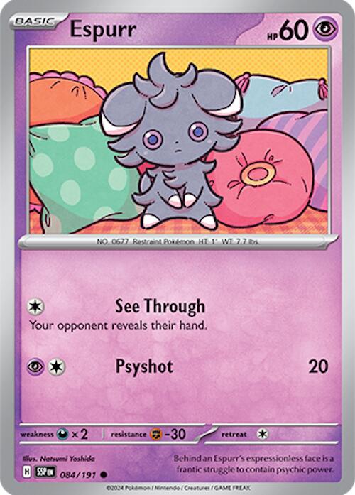 Espurr (084/191) [Scarlet & Violet: Surging Sparks] | Good Games Morley