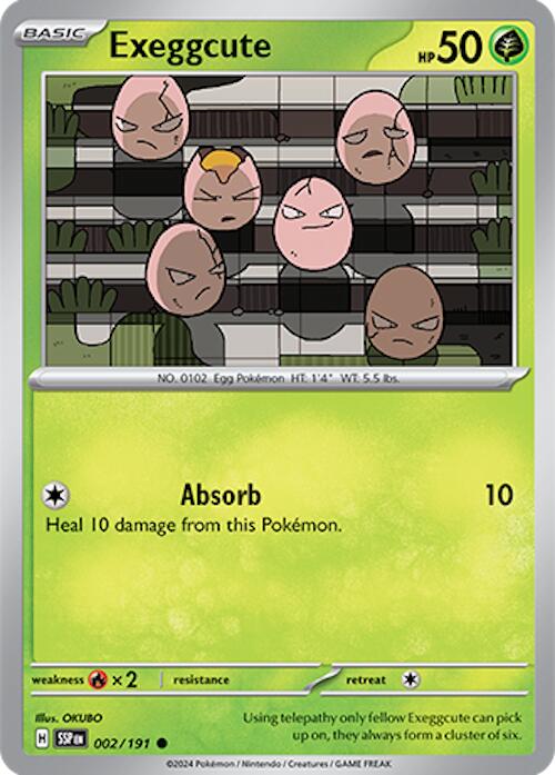 Exeggcute (002/191) [Scarlet & Violet: Surging Sparks] | Good Games Morley