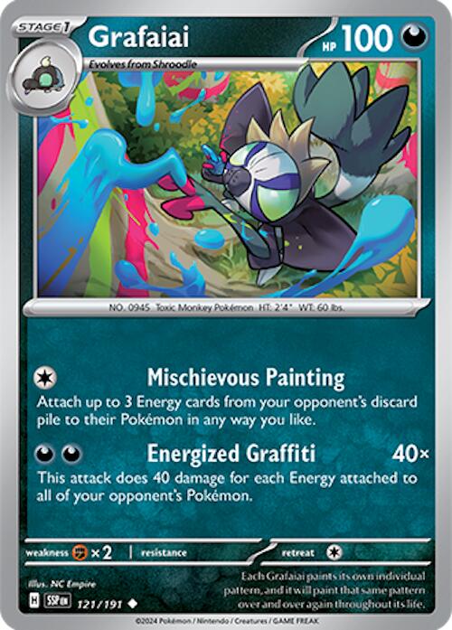 Grafaiai (121/191) [Scarlet & Violet: Surging Sparks] | Good Games Morley