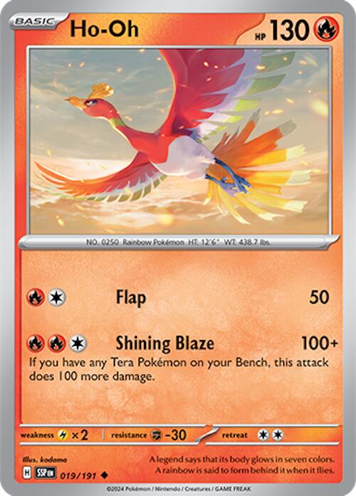 Ho-Oh (019/191) [Scarlet & Violet: Surging Sparks] | Good Games Morley