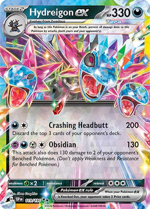Hydreigon ex (119/191) [Scarlet & Violet: Surging Sparks] | Good Games Morley