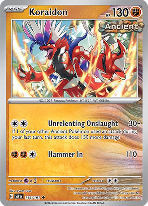 Koraidon (116/191) [Scarlet & Violet: Surging Sparks] | Good Games Morley